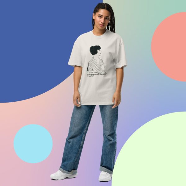 T-shirt oversize délavé